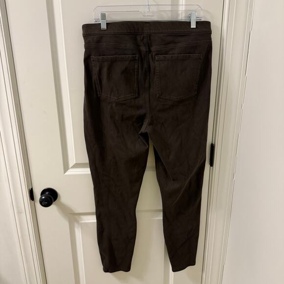 NWT Spanx Jean-ish 1X Ankle Leggings in a dark brown or black color - Picture 7 of 8